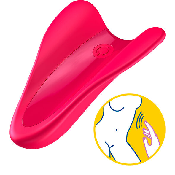 SATISFYER - HIGH FLY FINGER VIBRATOR FUCHSIA - Bild 3