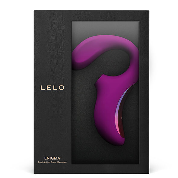 Alternative view of LELO - ENIGMA DOUBLE SUCTION STIMULATION PURPLE MASSAGER