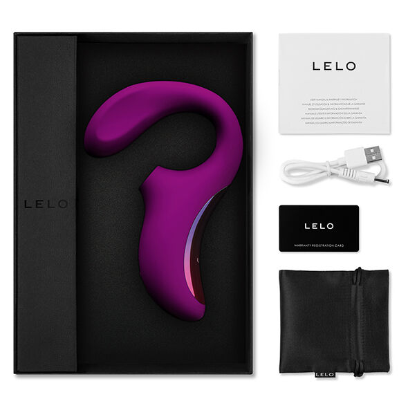 LELO - ENIGMA DOUBLE SUCTION STIMULATION PURPLE MASSAGER - Bild 3