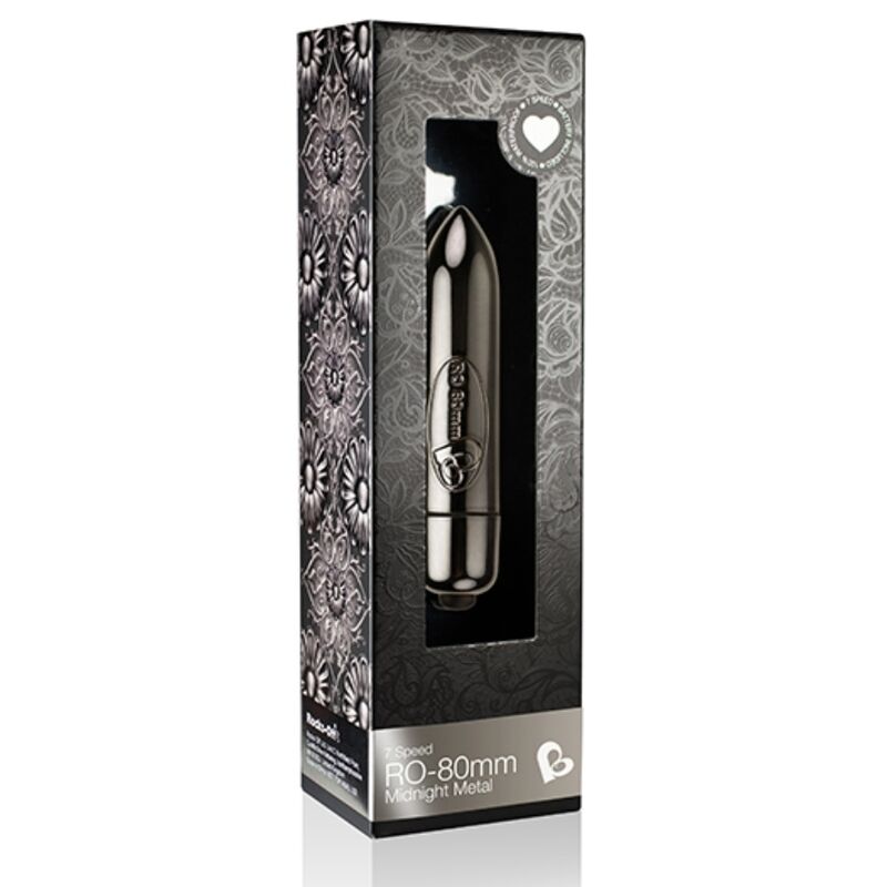 ROCKS-OFF - VIBRATING BULLET RO-80MM MIDNIGHT METAL - Bild 4