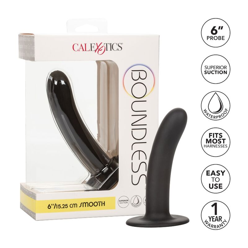 CALEXOTICS - BOUNDLESS DILDO 15.25 CM HARNESS COMPATIBLE SMOOTH - Bild 4