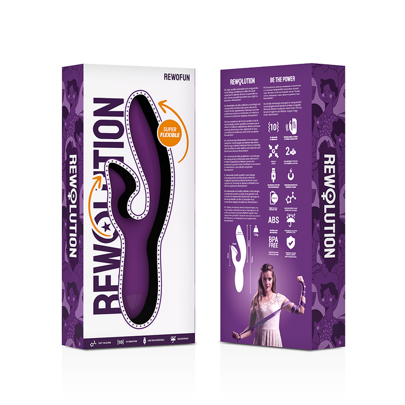 REWOLUTION - REWOFUN FLEXIBLE VIBRATOR WITH RABBIT - Bild 7