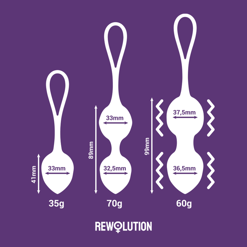 REWOLUTION - REWOBEADS VIBRATING BALLS REMOTE CONTROL WITH WATCHME TECHNOLOGY - Bild 7