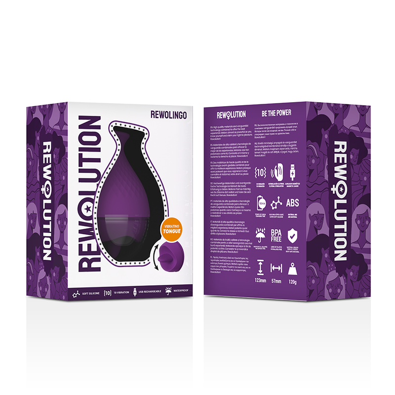 REWOLUTION - REWOLINGO VIBRATOR WITH TONGUE - Bild 6