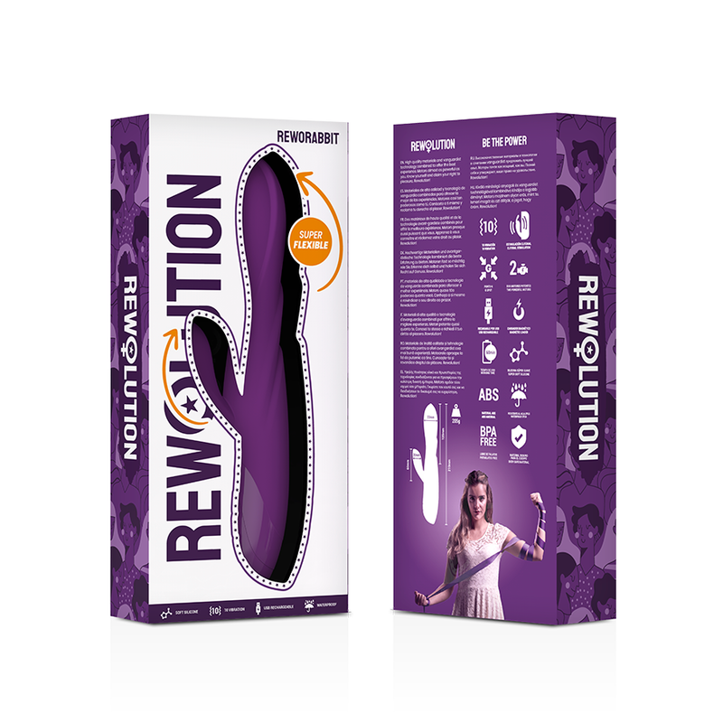 REWOLUTION - REWORABBIT FLEXIBLE VIBRATOR WITH RABBIT - Bild 7