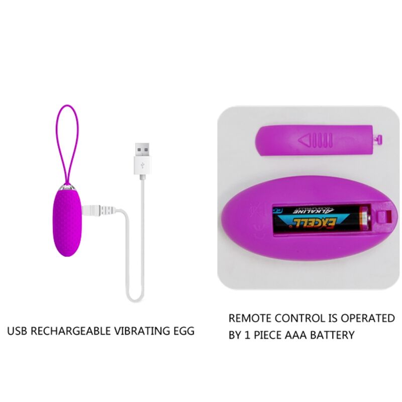 PRETTY LOVE - JOANNA VIBRATING EGG REMOTE CONTROL 12 MODES - Bild 8
