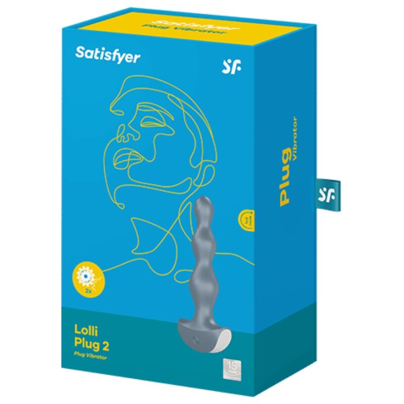 SATISFYER - LOLLI PLUG 2 PLUG VIBRATOR GREY - Bild 3