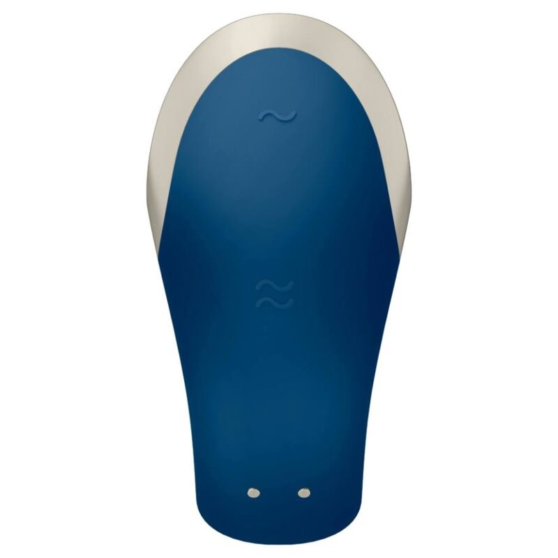 SATISFYER - DOUBLE LOVE LUXURY PARTNER VIBRATOR BLUE - Bild 5