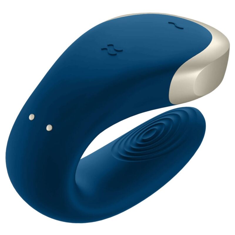 SATISFYER - DOUBLE LOVE LUXURY PARTNER VIBRATOR BLUE - Bild 4