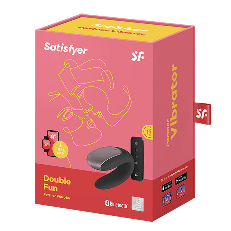 SATISFYER - DOUBLE FUN PARTNER VIBRATOR BLACK - Bild 9