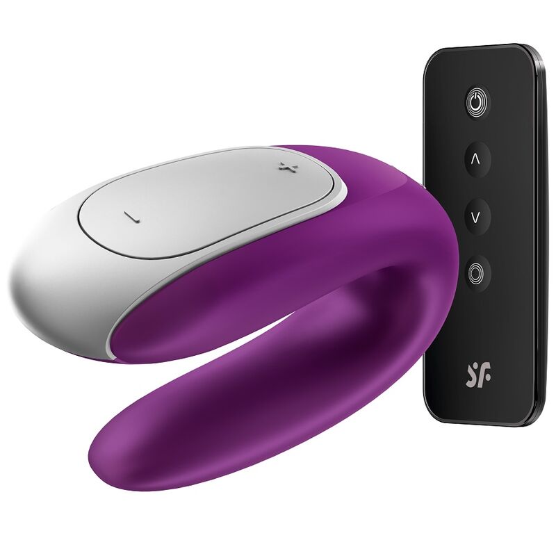 SATISFYER - DOUBLE FUN PARTNER VIBRATOR PURPLE - Bild 10