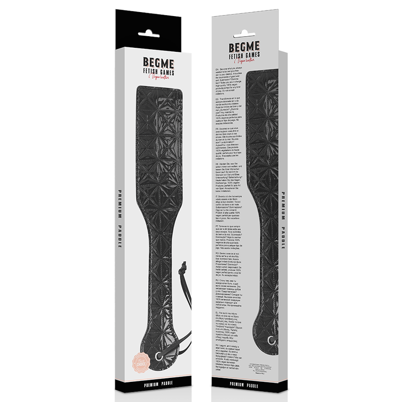 BEGME - BLACK EDITION VEGAN LEATHER PADDLE - Bild 3