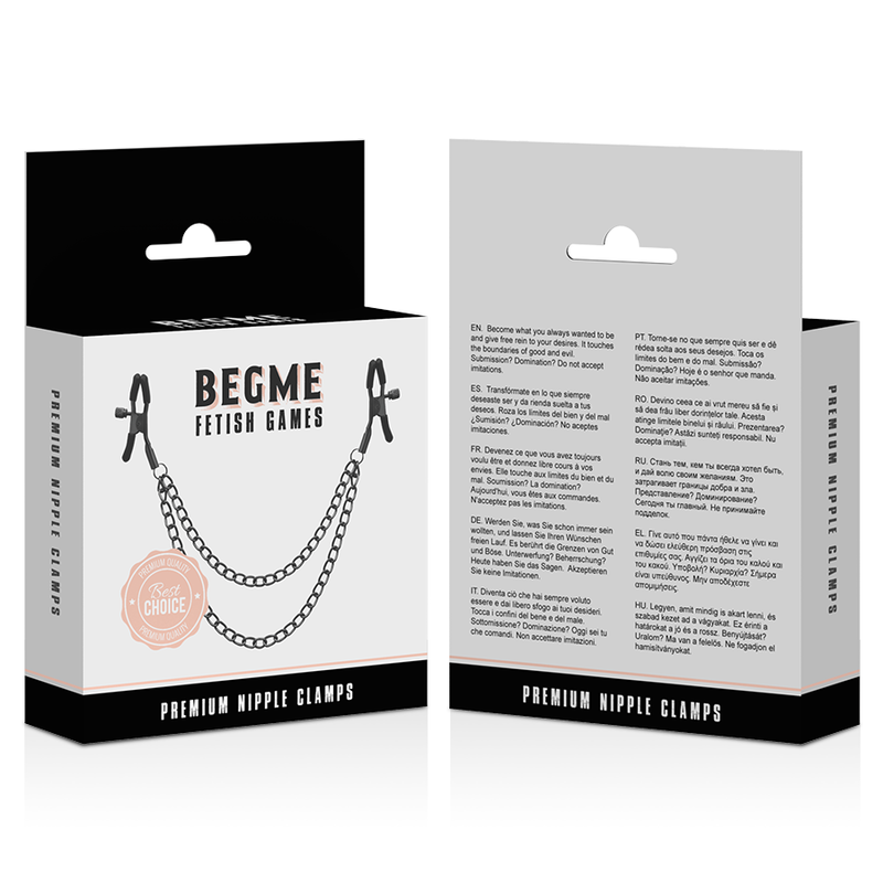 BEGME - RED EDITION NIPPLE CLIPS WITH CHAIN - Bild 4