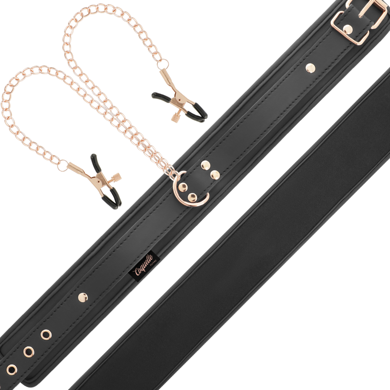 COQUETTE CHIC DESIRE - FANTASY NIPPLE CLAMP NECKLACE WITH NEOPRENE LINING - Bild 8