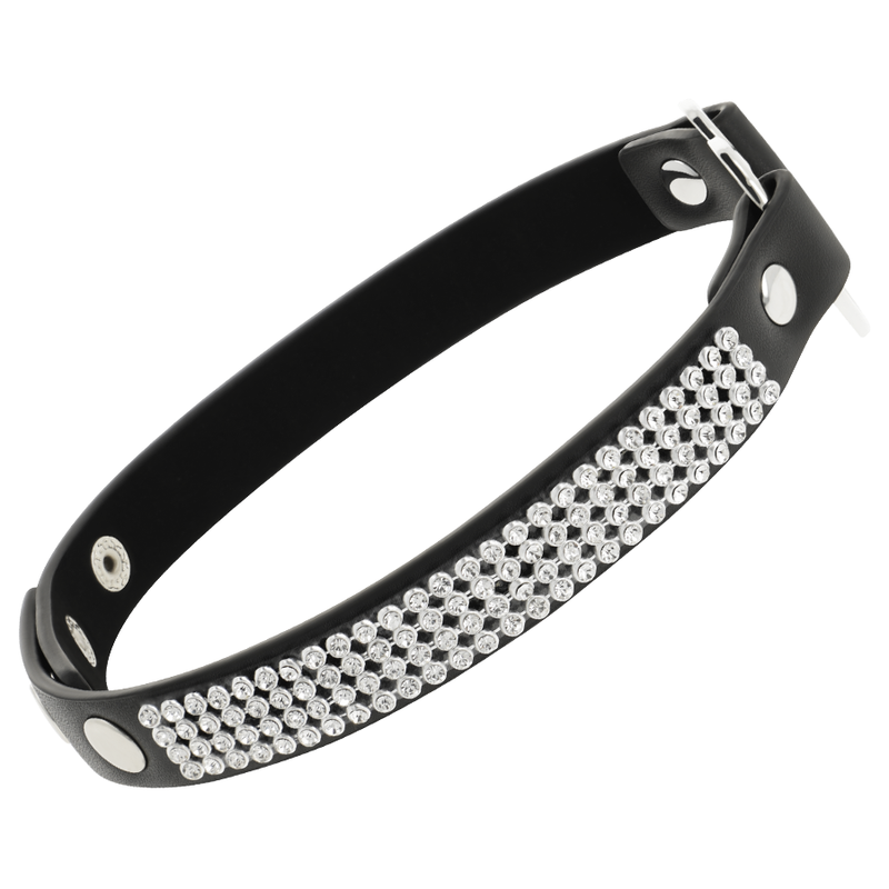 Alternative view of COQUETTE CHIC DESIRE - VEGAN LEATHER CHOKER WITH HEART