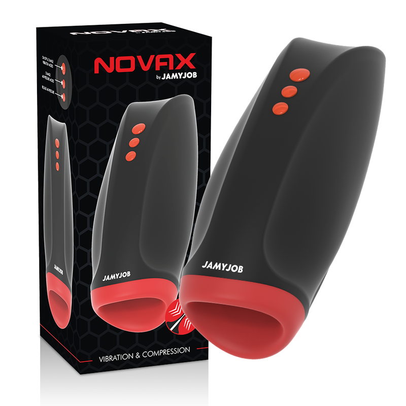 JAMYJOB - NOVAX MASTURBATOR WITH VIBRATION AND COMPRESSION - Bild 6