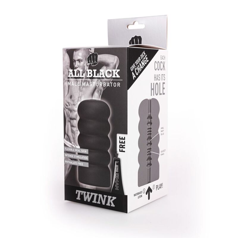 Alternative view of ALL BLACK - MASTURBATOR TWINK