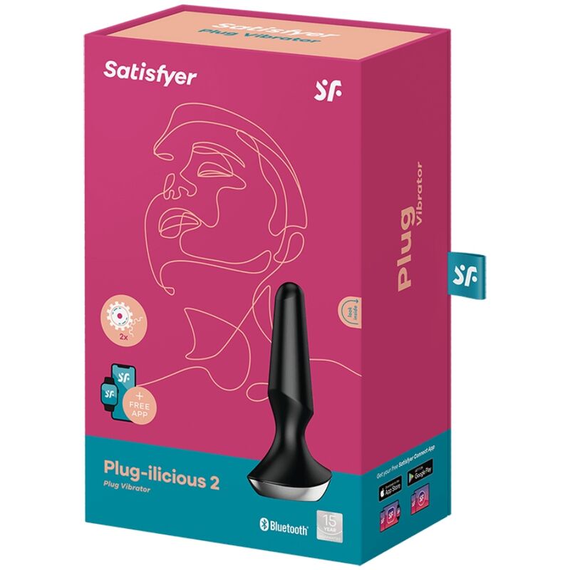 SATISFYER - PLUG ILICIOUS 2 PLUG VIBRATOR BLACK - Bild 5