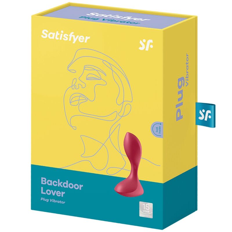 SATISFYER - BACKDOOR LOVER VIBRATING PLUG RED - Bild 2