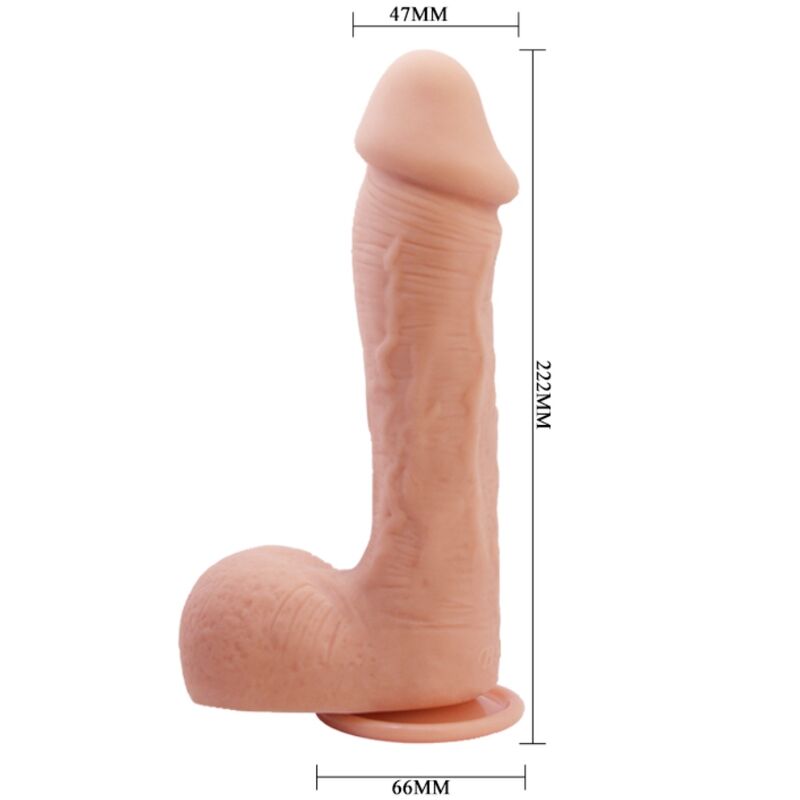 Alternative view of BAILE - JOHNSON REALISTIC SKIN DILDO 22 CM