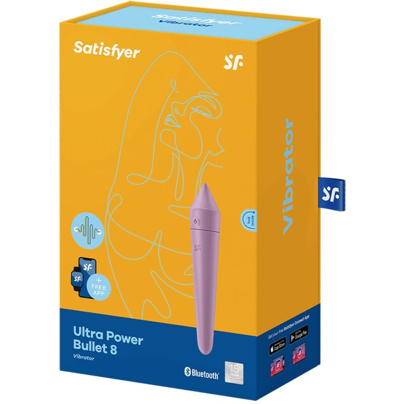 Alternative view of SATISFYER - ULTRA POWER BULLET 8 LILAC