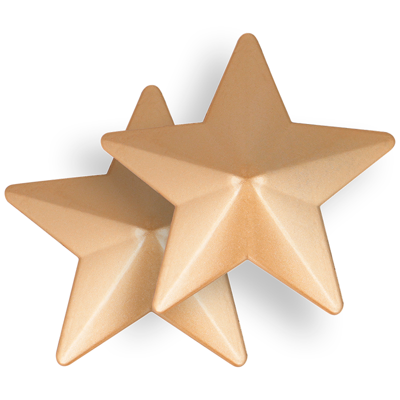 COQUETTE CHIC DESIRE - NIPPLE COVERS GOLDEN STARS - Bild 4