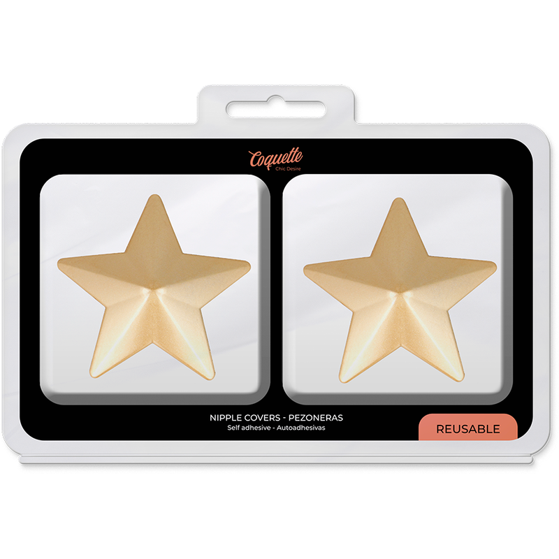 Alternative view of COQUETTE CHIC DESIRE - NIPPLE COVERS GOLDEN STARS