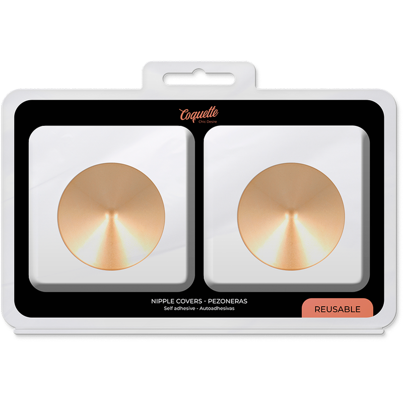 Alternative view of COQUETTE CHIC DESIRE - NIPPLE COVERS GOLDEN CIRCLES