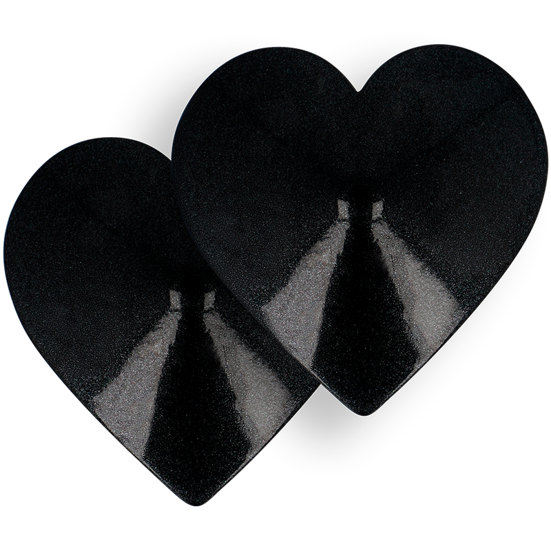 COQUETTE CHIC DESIRE - NIPPLE COVERS BLACK HEARTS - Bild 4