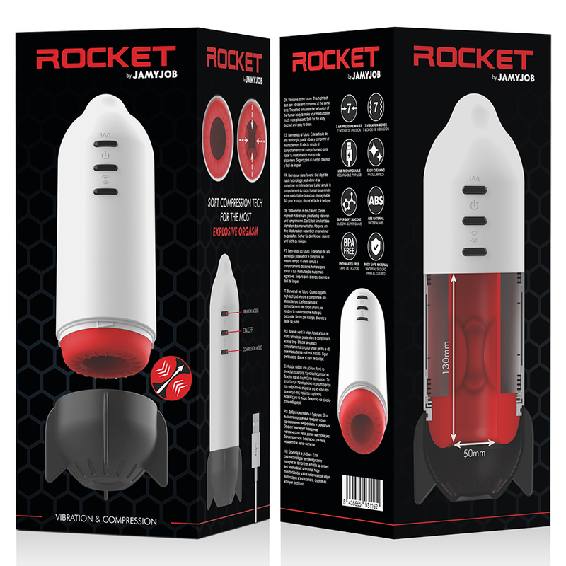 JAMYJOB - ROCKET MASTURBATOR SOFT COMPRESSION TECH AND VIBRATION - Bild 9