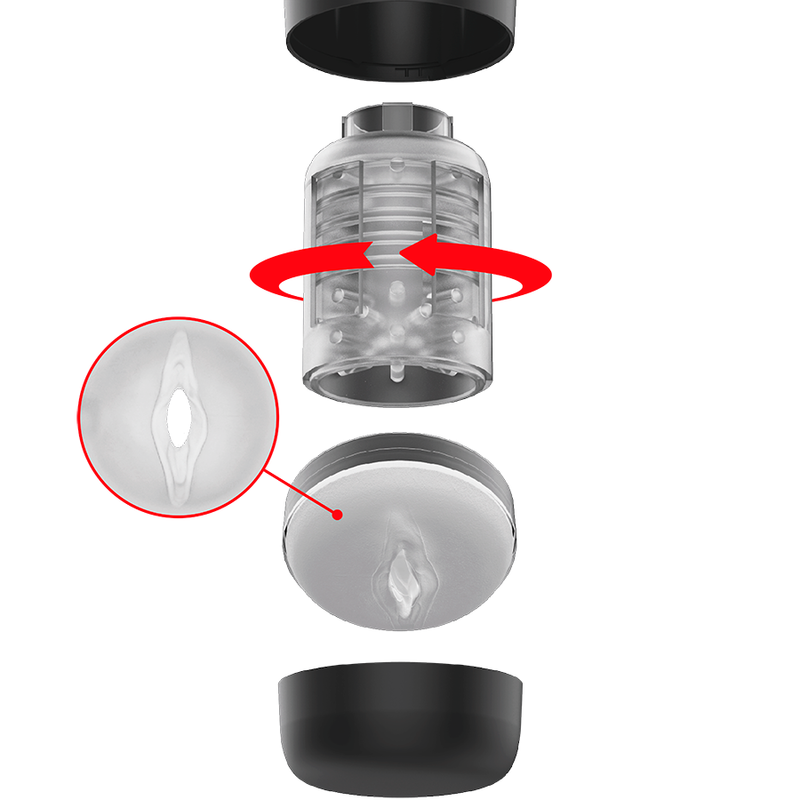 Alternative view of JAMYJOB - TORNADO 360 ROTATE TECH STROKER