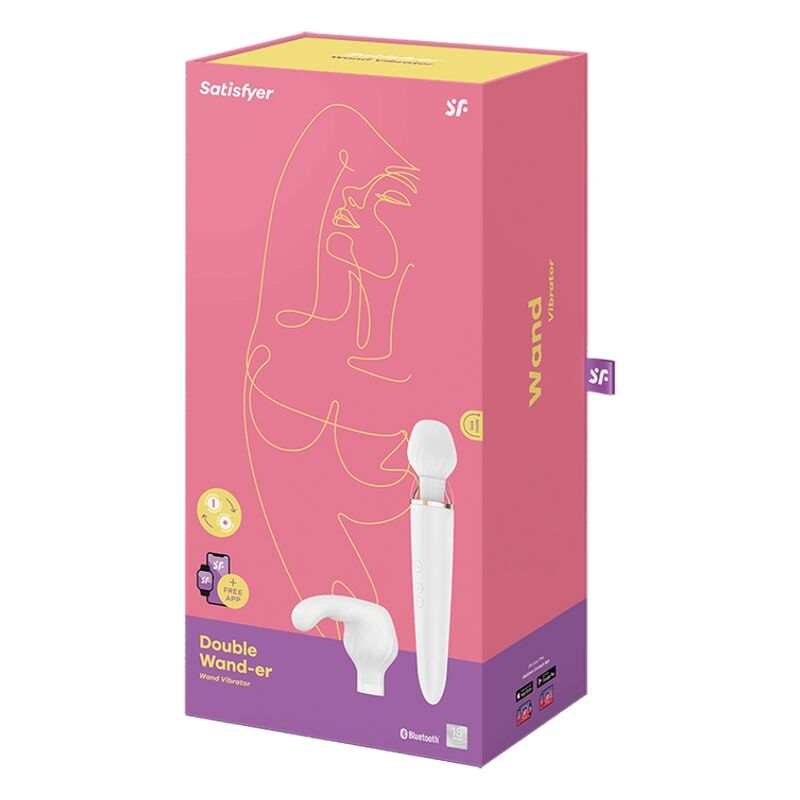 SATISFYER - DOUBLE WANDER APP WHITE - Bild 4