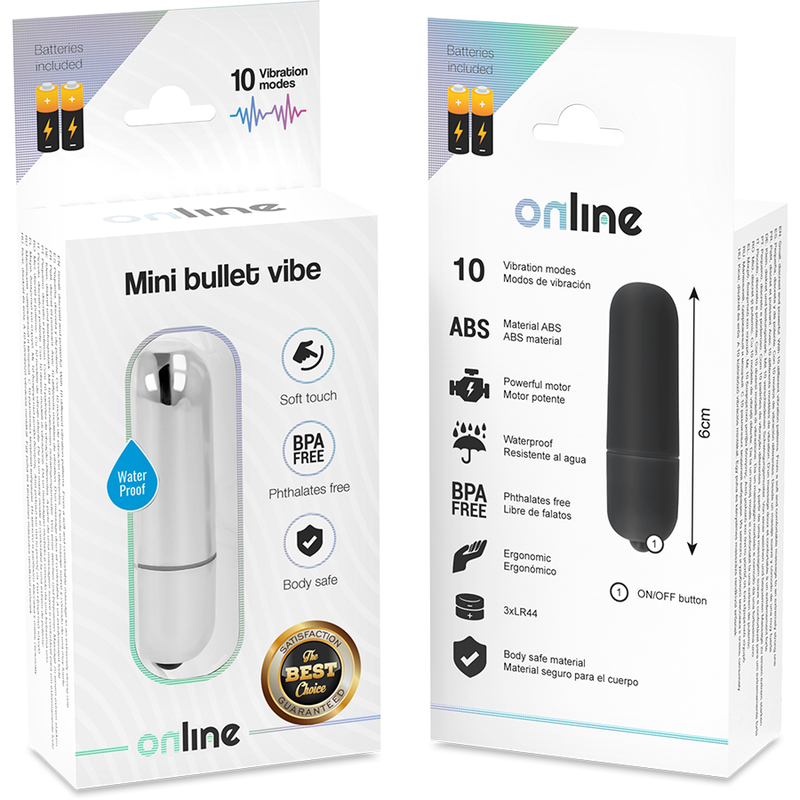 ONLINE - MINI BULLET VIBE SILVER - Bild 3