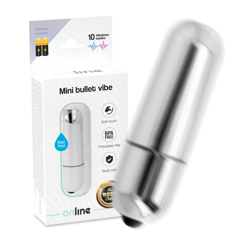 ONLINE - MINI BULLET VIBE SILVER - Bild 4
