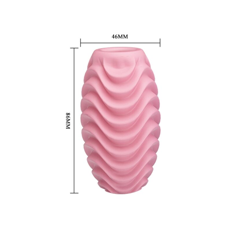 Alternative view of PRETTY LOVE - PINK DOUBLE SIDED MASTURBATOR EGG