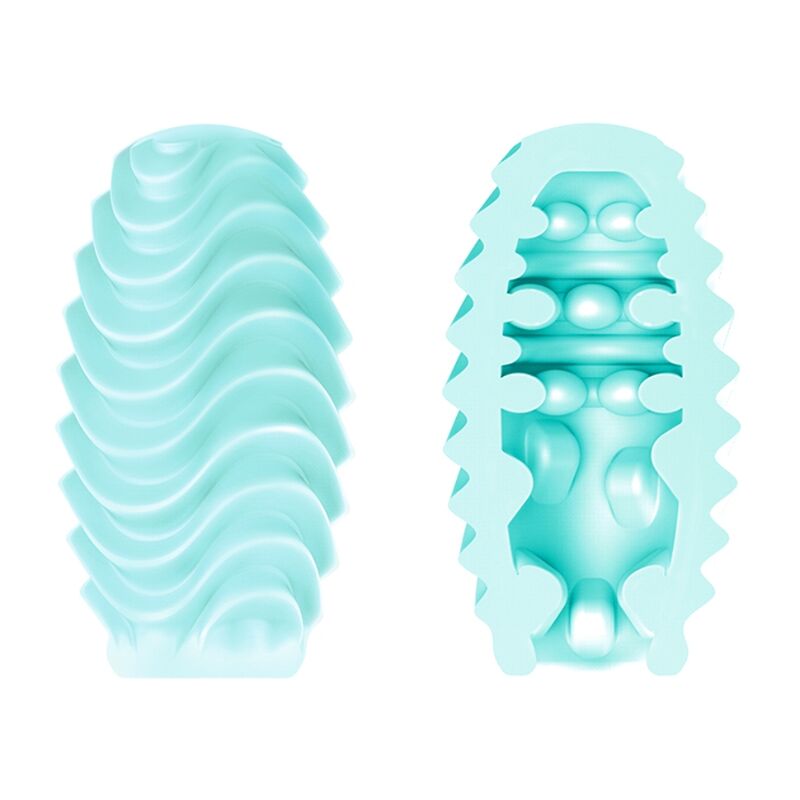 PRETTY LOVE - TURQUOISE DOUBLE SIDED MASTURBATOR EGG - Bild 3