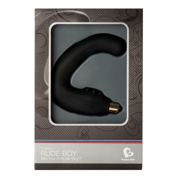 Alternative view of ROCKS-OFF - RUDE-BOY MALE G-SPOT MASSAGER 7 V BLACK