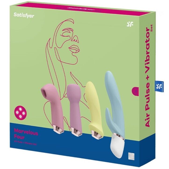 SATISFYER - MARVELOUS FOUR VIBRATOR & AIR PULSE SET - Bild 2
