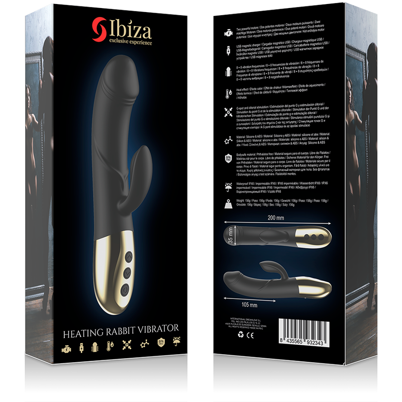 IBIZA - POWERFUL ANATOMICAL VIBRATOR WITH RABBIT - Bild 7
