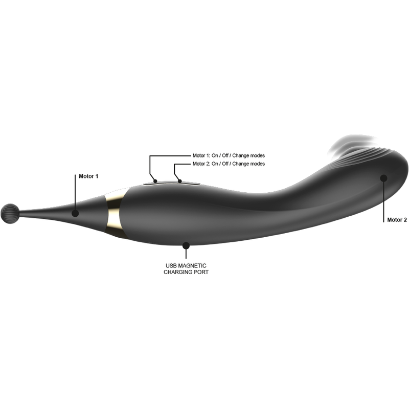 IBIZA - INTERCHANGEABLE CLITORAL STIMULATOR AND PULSATION G SPOT VIBRATOR - Bild 5