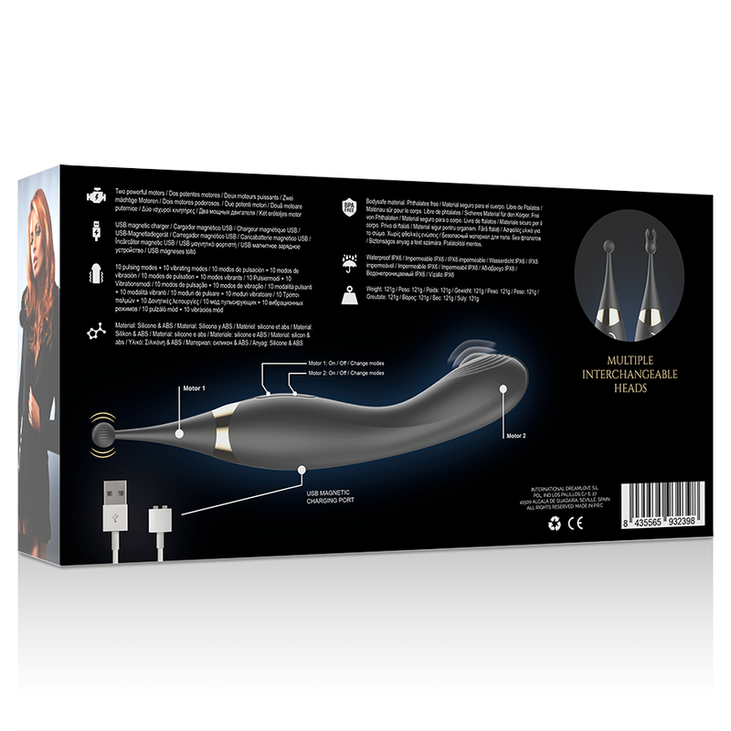 IBIZA - INTERCHANGEABLE CLITORAL STIMULATOR AND PULSATION G SPOT VIBRATOR - Bild 8