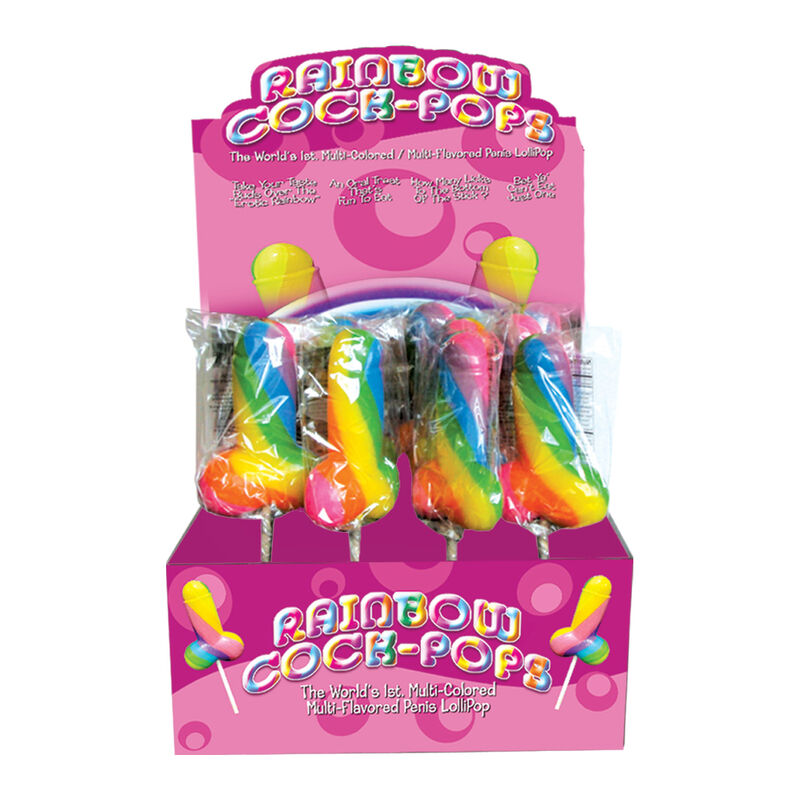 Alternative view of PRIDE - SPENCER & FLEETWOOD RAINBOW COCK LGBT LOLLIPOP