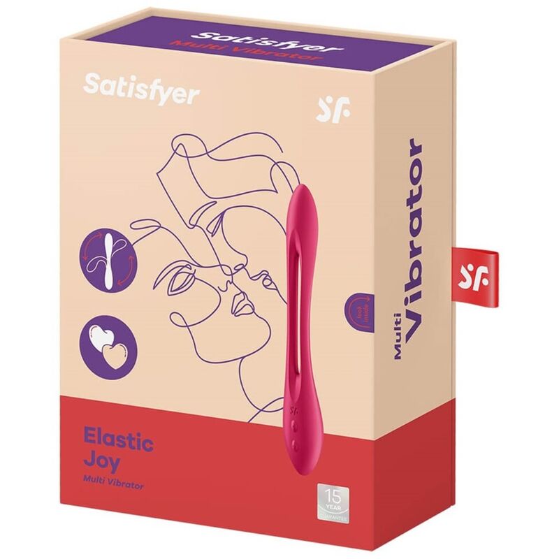 SATISFYER - ELASTIC JOY MULTI VIBRATOR RED - Bild 3