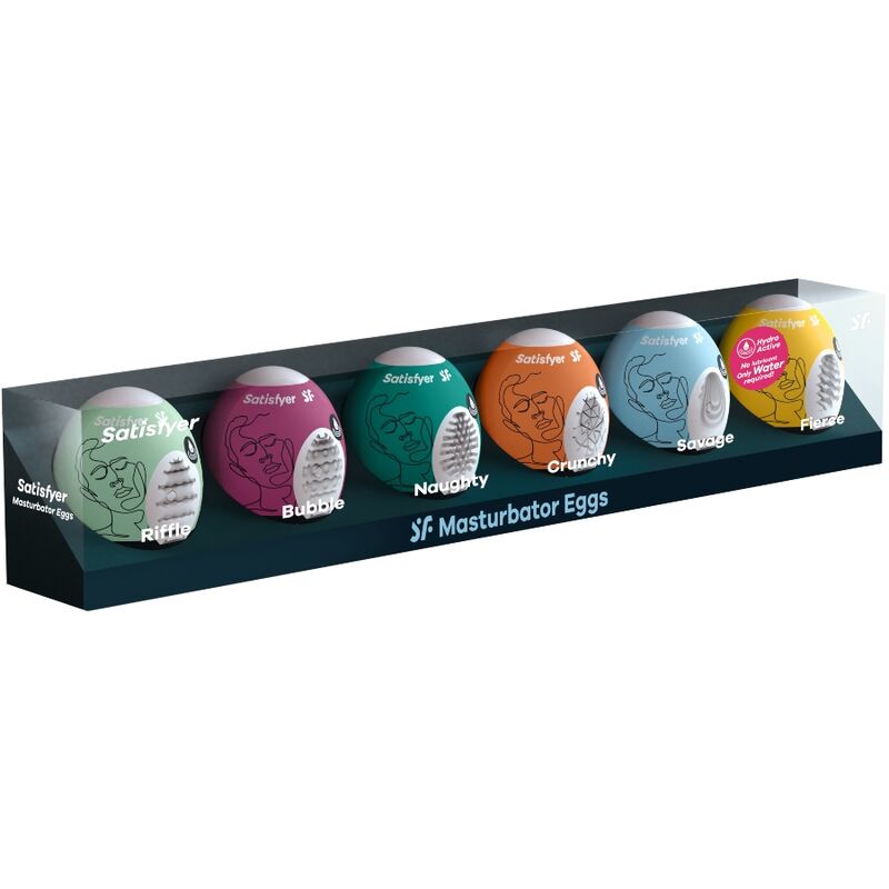 SATISFYER - MASTURBATOR EGGS 6 UNITS SET - Bild 2