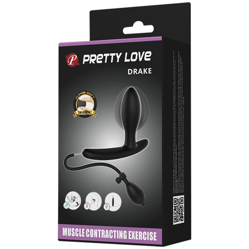 PRETTY LOVE - DRAKE INFLATABLE ANAL PLUG - Bild 3