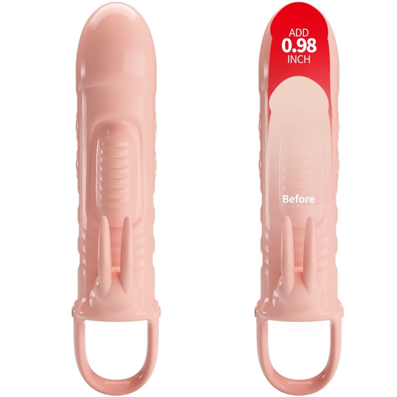 PRETTY LOVE - SLOANE NATURAL RABBIT PENIS SHEATH - Bild 3