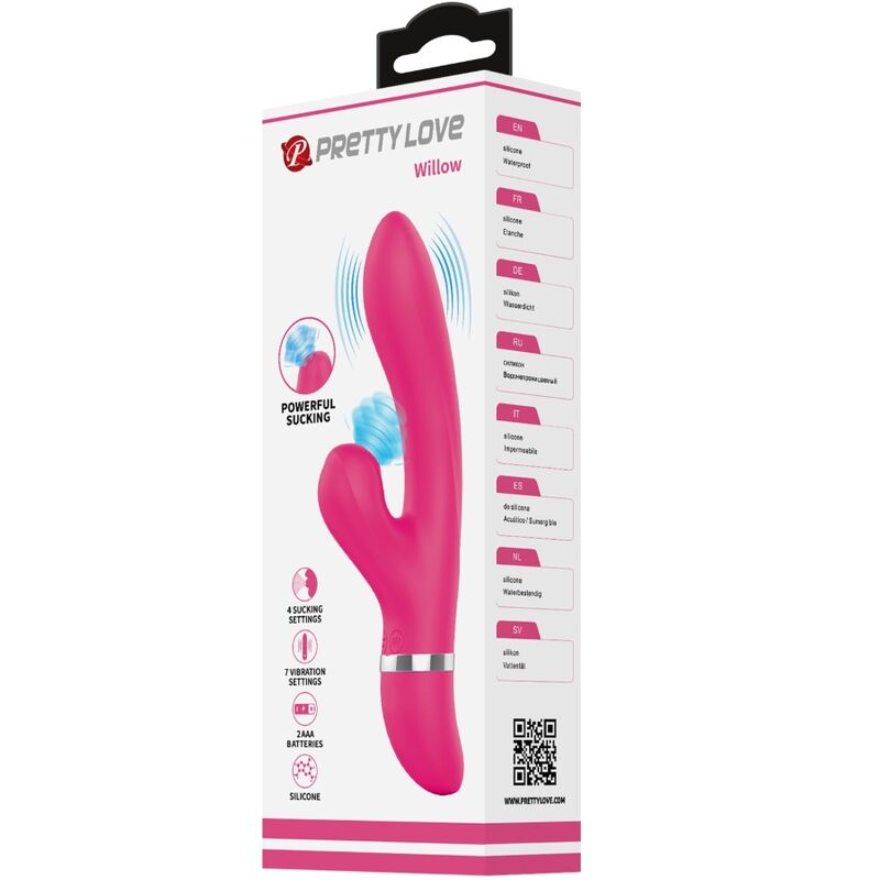 Alternative view of PRETTY LOVE - WILLOW RABBIT VIBRATOR AND SUCTION