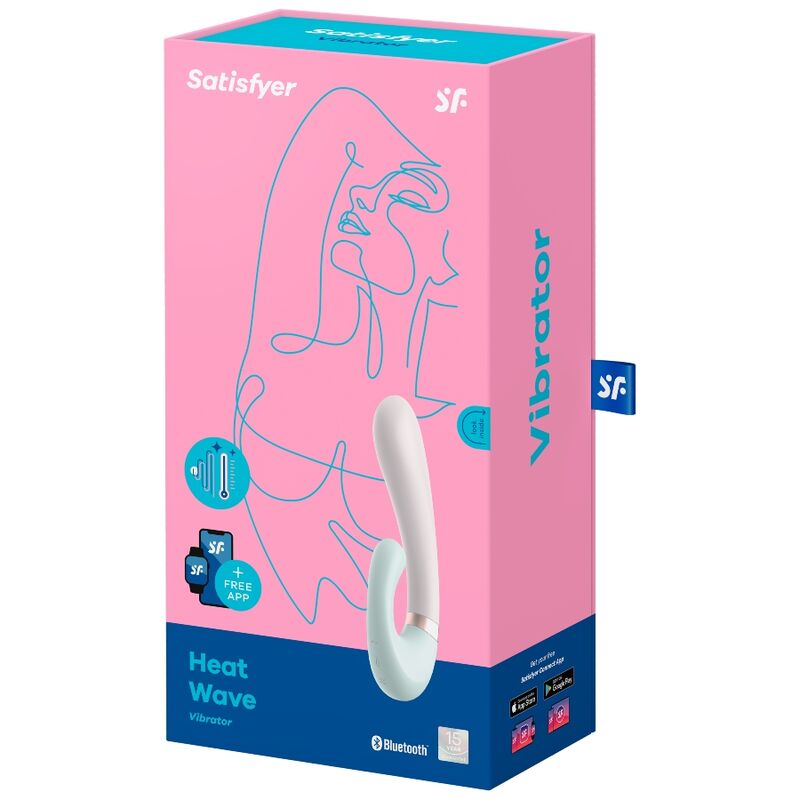 SATISFYER - HEAT WAVE VIBRATOR APP WHITE - Bild 4