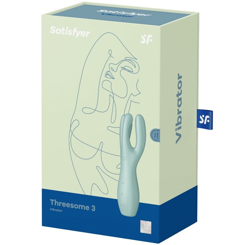 SATISFYER - THREESOME 3 VIBRATOR MINT - Bild 4