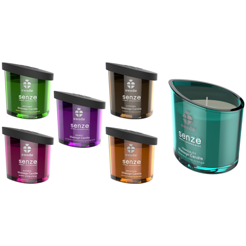 Alternative view of SWEDE - SENZE DIVINITY MASSAGE CANDLE - GRAPEFRUIT, PALMAROSA, PETITGRAIN